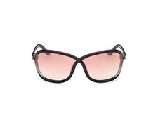 Óculos de sol Tom Ford Fernanda TF1069 01Z armação de plástico borboleta preta 68-7-115 comprar usado  Enviando para Brazil