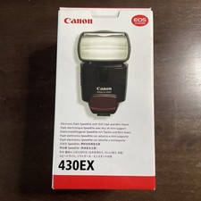 Flash para cámara Canon Speedlite 430EX con accesorios y en caja segunda mano  Embacar hacia Mexico