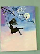 Hand painted shilouette for sale  Englewood