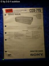 Usado, Trocador de CD manual de serviço Sony CDX 715 (#4256) comprar usado  Enviando para Brazil
