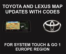 Actualización de mapa de navegación Toyota y Lexus, para Touch & Go 1, región de Europa segunda mano  Embacar hacia Mexico