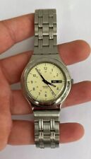 Usado, 1997 Relógio masculino Swatch Irony PERGAMENA YGS708A fabricado na Suíça dia/data 37mm comprar usado  Enviando para Brazil
