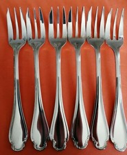 Usado, Garfos POMPADOUR CHRISTOFLE 6 TORTAS BOLO banhados a prata FRANÇA  comprar usado  Enviando para Brazil