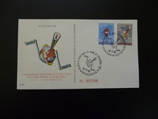 campeonato mundial de ciclismo de bicicleta FDC Luxemburgo 1962 (2) comprar usado  Enviando para Brazil