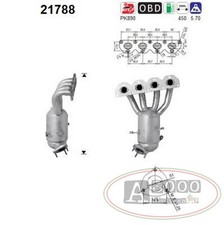 Catalizzatore DFC CHEVROLET CRUZE 1.8 16v (F18D4 engine; Euro 5) 5/2009-/ comprar usado  Enviando para Brazil