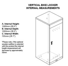Asgard bike locker for sale  LONDON