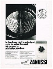 1969 advertisement zanussi d'occasion  Expédié en Belgium