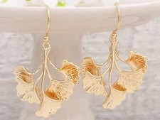Ginkgo leaf earrings for sale  Woodside