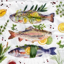 Servietten maritim seefood gebraucht kaufen  Erfurt