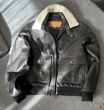 Original Timberland Lederjacke Größe M Flieger Jacke comprar usado  Enviando para Brazil