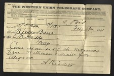 western union telegram for sale western union telegram for sale Sykesville