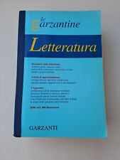 Garzantine letteratura stampat usato  Unsere Liebe Frau im Walde St Felix