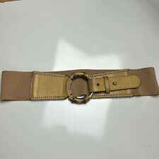Fivela de bambu Belgo Lux cinto elástico largo euc comprar usado  Enviando para Brazil