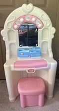 Vintage Little Tikes Salão de Beleza Vaidade Maquiagem Tamanho Infantil Espelho Tender Coração comprar usado  Enviando para Brazil