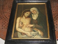 Tableau ancien. scène d'occasion  Villemomble
