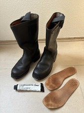 Knobelbecher kampfstiefel lede gebraucht kaufen  Schwienau