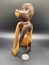 Carved wooden monkey for sale  Dayton
