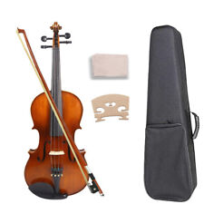 Viola Advance 16 polegadas tamanho completo bordo sólido abeto estojo de viola arco novo comprar usado  Enviando para Brazil