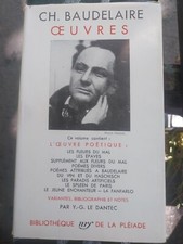 Pléiade baudelaire oeuvres d'occasion  Paris XVII