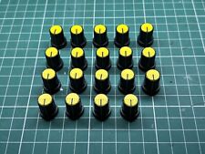 Knob black yellow for sale  SOUTHSEA