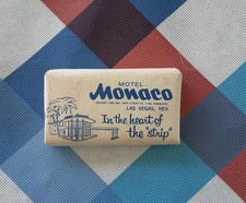 MOTEL MONACO = MINI LEMBRANÇA DE CASSINO / BARRA DE SABONETE DE VIAGEM = LAS VEGAS NEVADA comprar usado  Enviando para Brazil