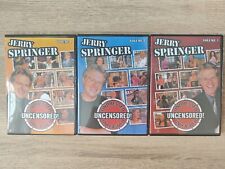 Jerry Springer Vol. 1 2 3 - Undressed, Unleashed, Uncensored - DVD Collection, usado comprar usado  Enviando para Brazil