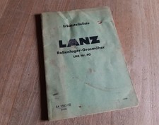 Rig lanz ersatzteilliste gebraucht kaufen  Hohenwart