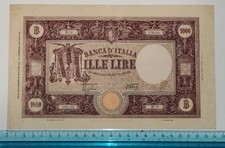 Mille lire decreto usato  Bari