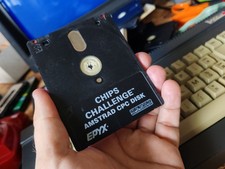 Jeu original disquette amstrad Chips Challenge Epyx US Golds testé comprar usado  Enviando para Brazil