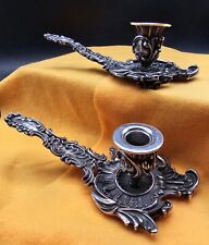 Antique silver candlesticks for sale  LONDON