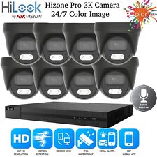 HIKVISION SISTEMA DE SEGURANÇA CCTV 5MP CÂMERA DE MICROFONE DE ÁUDIO ColorVu KIT Visão Noturna Reino Unido comprar usado  Enviando para Brazil