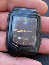 Relógio Vintage Casio FTP-30 Flip Top Calculadora Banco de Dados Para Peças comprar usado  Enviando para Brazil