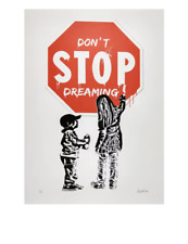 Banksy stop dreaming for sale  Shipping to Ireland