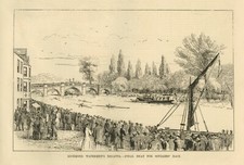 Sports em 1879 Remo Richmond Interpretam's Regatta calor final para a corrida Double comprar usado  Enviando para Brazil
