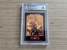 Steve Harris Autogramm - Iron Maiden Trading Card + Becket BAS signed Impel 1991, usado comprar usado  Enviando para Brazil