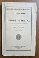 Principii estetica kant usato  Cosenza