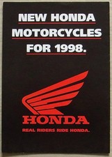 Folheto de vendas Honda Motorcycles para 1998 CBR900RR CBR1100XX CB750 CG125 XRV750 comprar usado  Enviando para Brazil