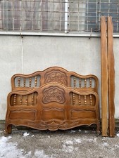 Letto roccailles noce usato  Vezza d'Alba