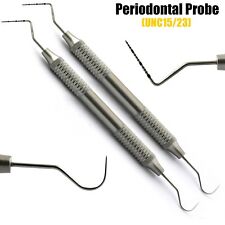 2 peças sonda dental periodontal Explorer UNC15/23 cabo oco codificado por cores comprar usado  Enviando para Brazil