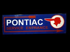 Placa de metal esmalte porcelana Pontiac Service tamanho 30 x 10 polegadas comprar usado  Enviando para Brazil