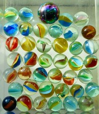 Lot billes verre d'occasion Lot billes verre d'occasion  Tulette