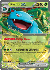 Bisaflor pokémon karte gebraucht kaufen  Grevenbroich