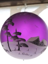 Christbaumkugel glas mundgebla gebraucht kaufen  Langensendelbach