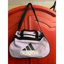 Adidas Bolso de Lona Violeta Púrpura y Negro Gimnasio Escuela Deportes Pista Baloncesto Usado en Excelente Condición segunda mano  Embacar hacia Argentina