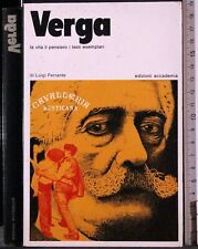 Verga. vita pensiero usato  Ariccia