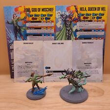 Jogos de massa atômica Marvel Crisis Protocol Loki e Hela com miniaturas de cartões comprar usado  Enviando para Brazil
