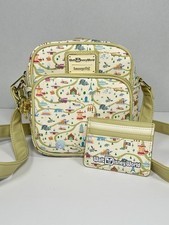 Porta-cartões Loungefly Disney Walt Disney World Map Park Attractions bolsa tiracolo comprar usado  Enviando para Brazil