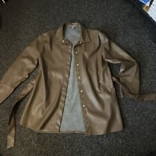 Faux leather jacket for sale  SWANSEA