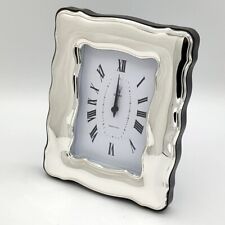 Orologio sveglia argento usato  Italia