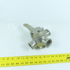 Válvula desviadora de 3 vias bloco tanque de leite sanitário aço inoxidável 1-1/2" comprar usado  Enviando para Brazil